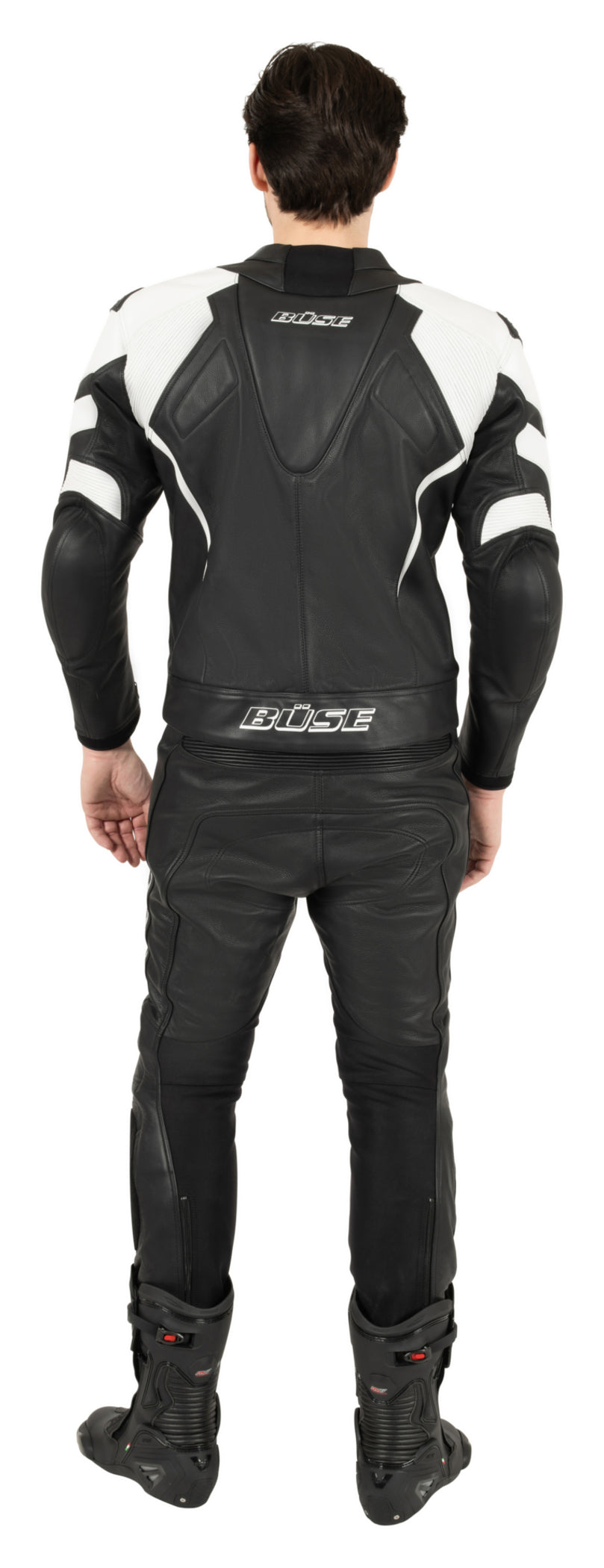 Combinezon Moto Piele Speed Pro Büse - 2 Piese, Certificat AAA