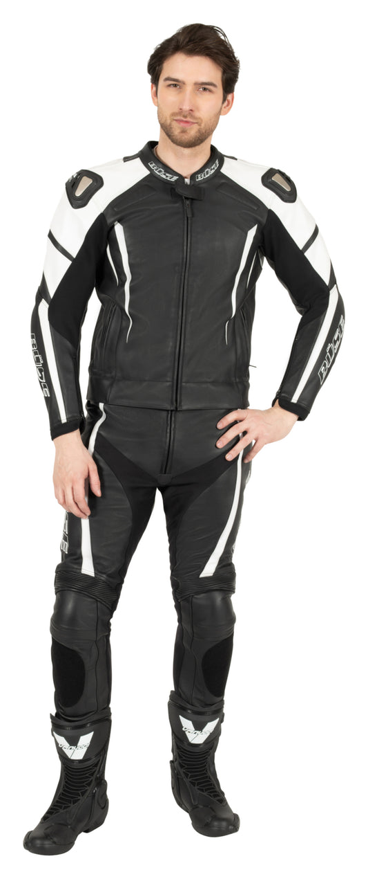 Combinezon Moto Piele Speed Pro Büse - 2 Piese, Certificat AAA