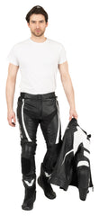 Combinezon Moto Piele Speed Pro Büse - 2 Piese, Certificat AAA