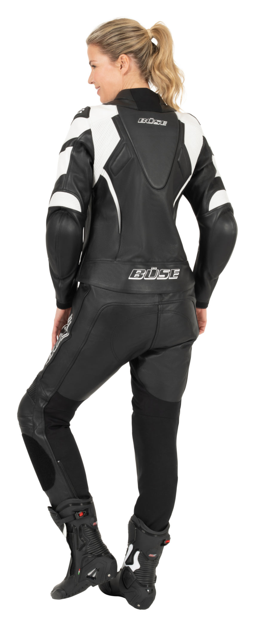 Combinezon Moto Piele Speed Pro Damă Büse - Clasa AAA, 2 Piese