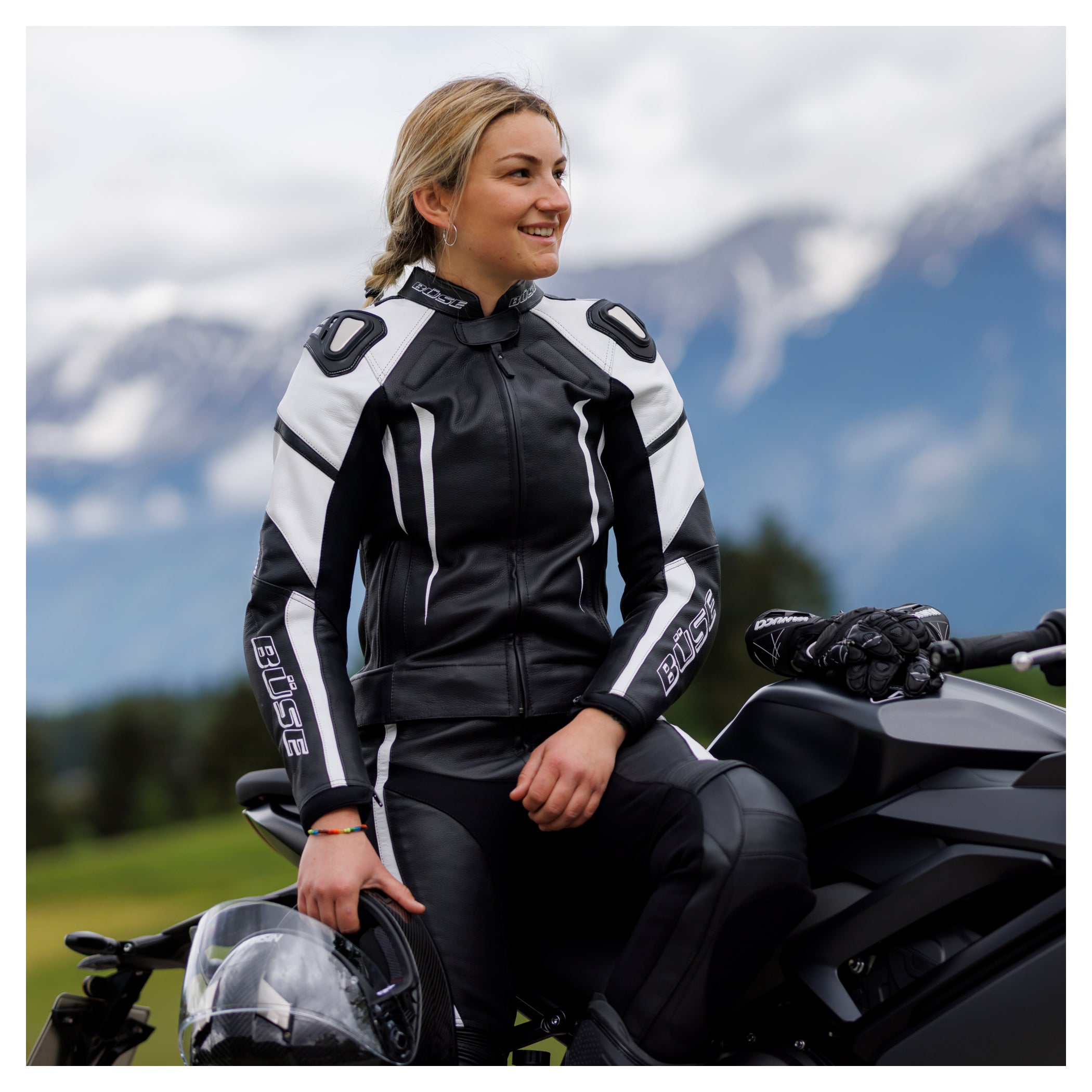 Combinezon Moto Piele Speed Pro Damă Büse - Clasa AAA, 2 Piese