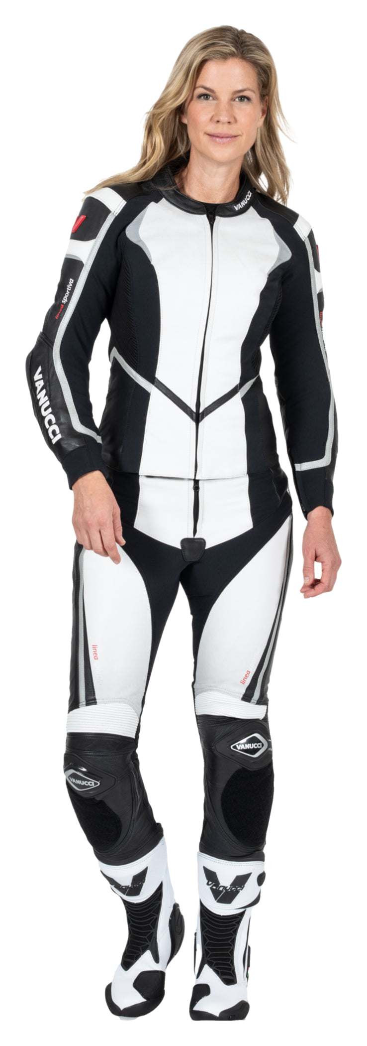 Combinezon Moto Piele VSM-3 Lady Vanucci - 2 Piese, Racing Fit