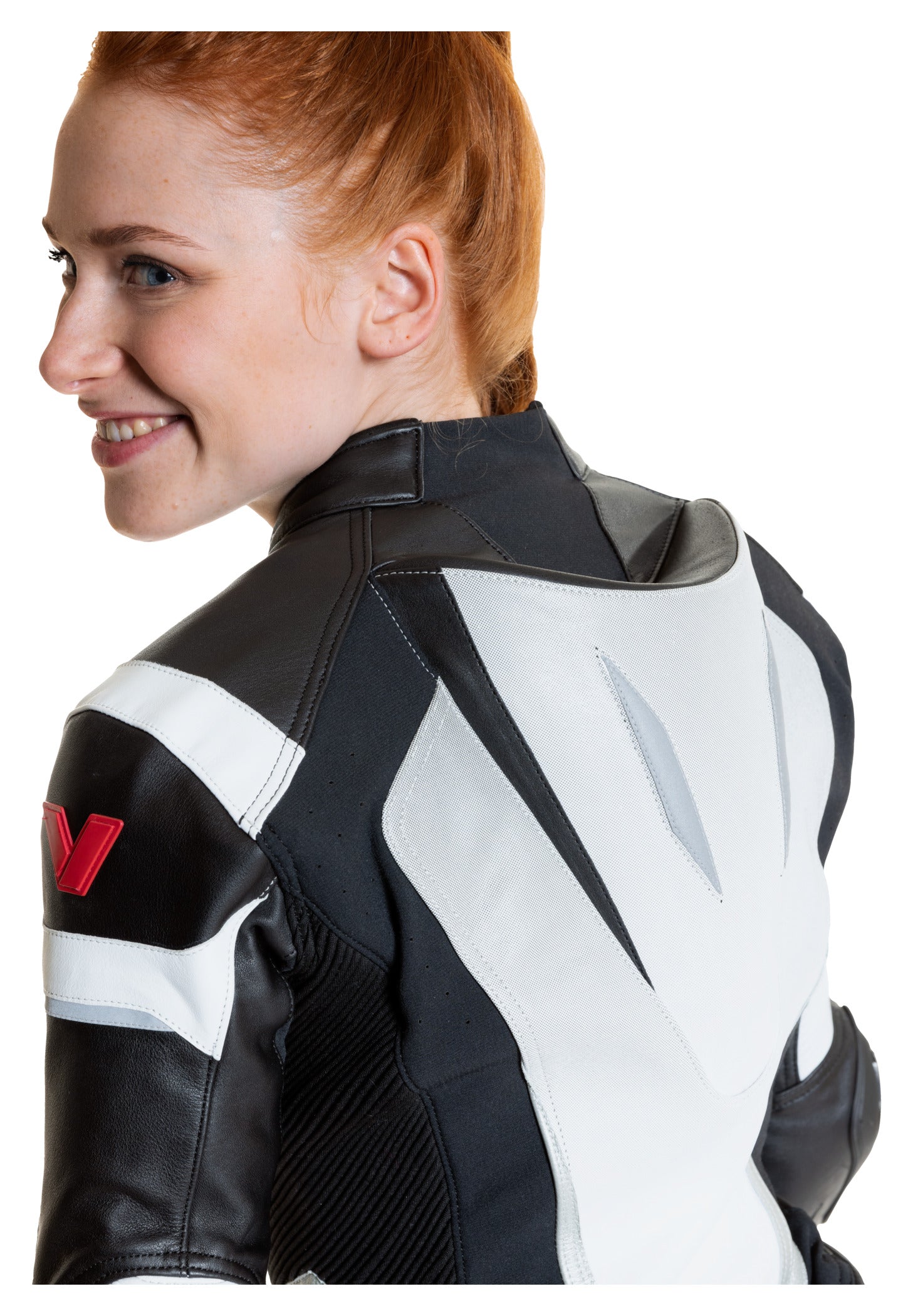 Combinezon Moto Piele VSM-3 Lady Vanucci - Racing Fit, Protecții Nivel 2