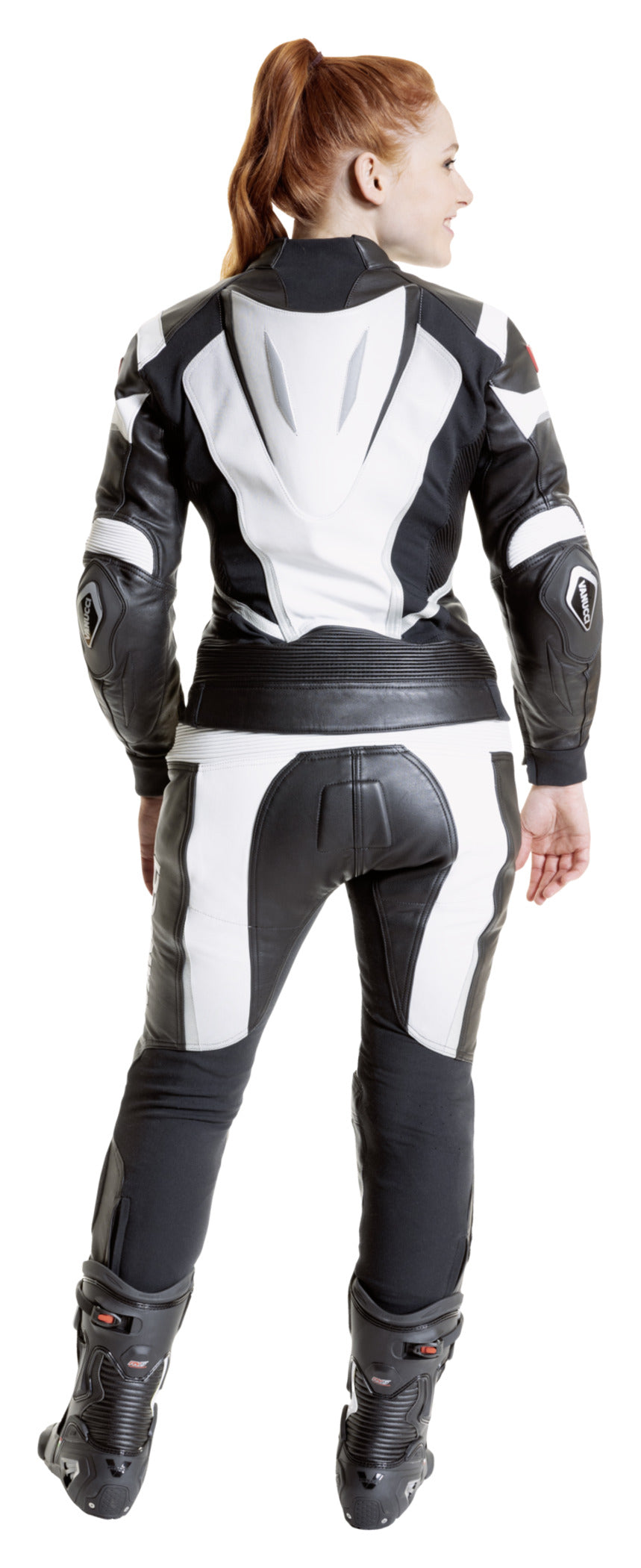 Combinezon Moto Piele VSM-3 Lady Vanucci - Racing Fit, Protecții Nivel 2