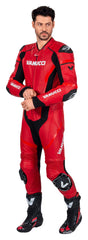Combinezon Moto Piele VSM-4 Vanucci Bărbați - Racing, Protecții Nivel 2