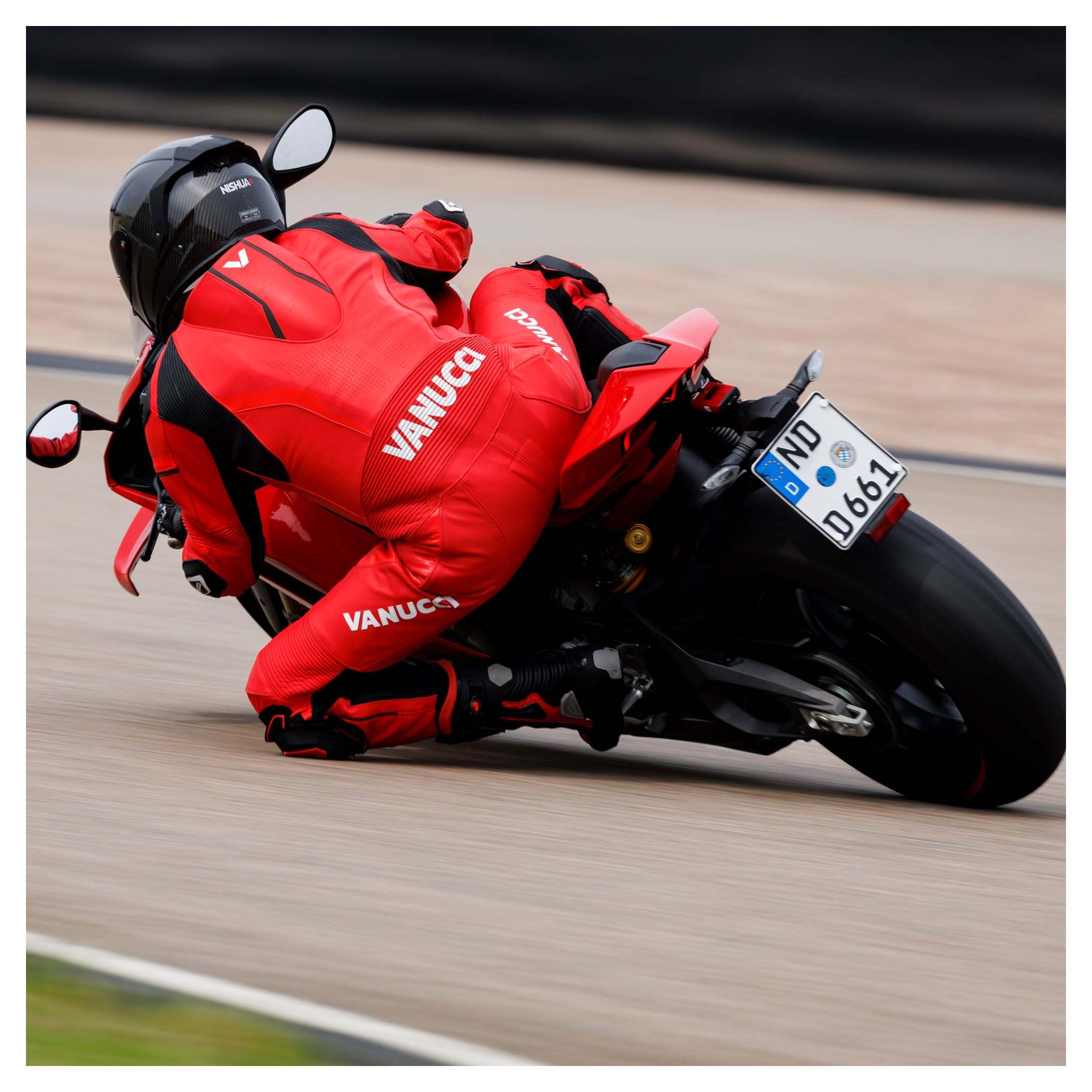 Combinezon Moto Piele VSM-4 Vanucci Bărbați - Racing, Protecții Nivel 2