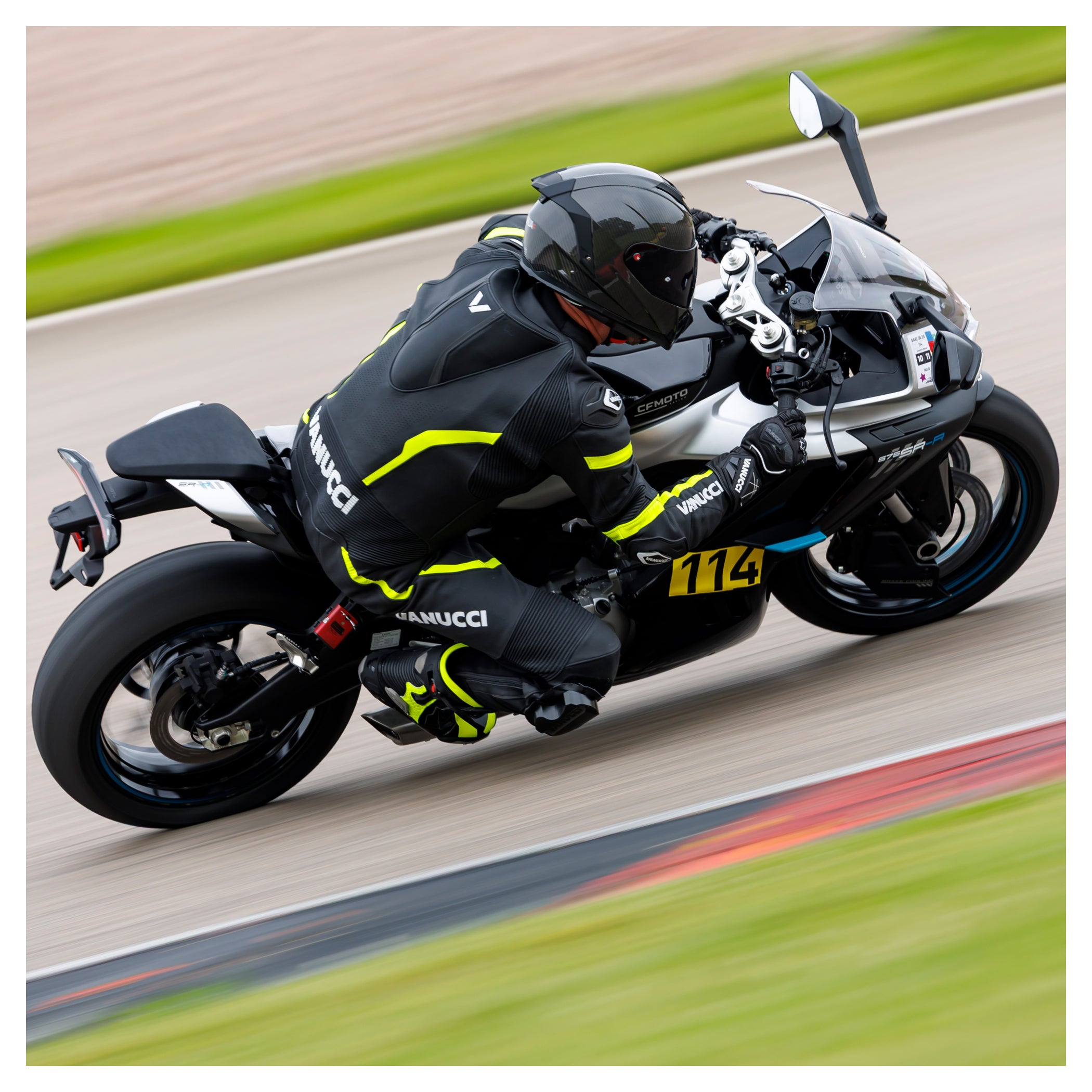 Combinezon Moto Piele VSM-4 Vanucci Bărbați - Racing, Protecții Nivel 2