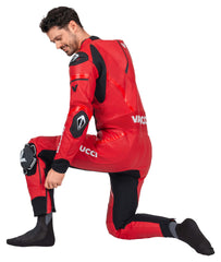 Combinezon Moto Piele VSM-4 Vanucci Bărbați - Racing, Protecții Nivel 2