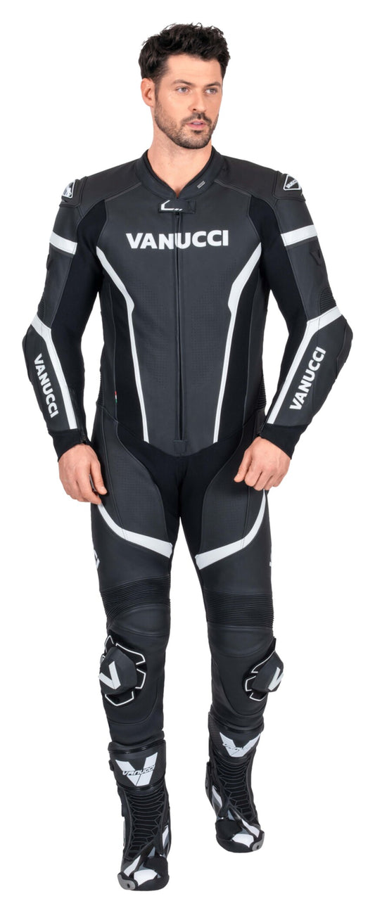 Combinezon Moto Piele VSM-4 Vanucci - Racing, 1 Piesa, Barbati