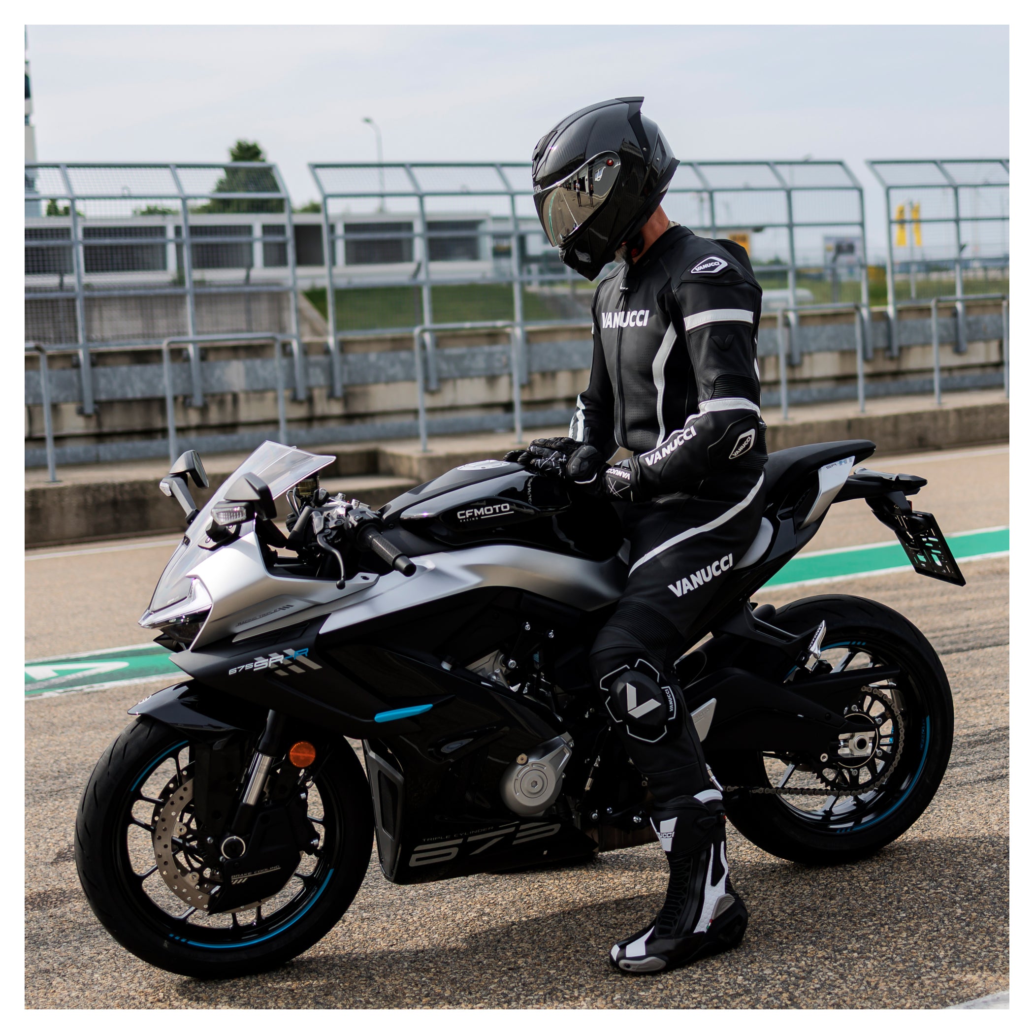 Combinezon Moto Piele VSM-4 Vanucci - Racing, 1 Piesa, Barbati
