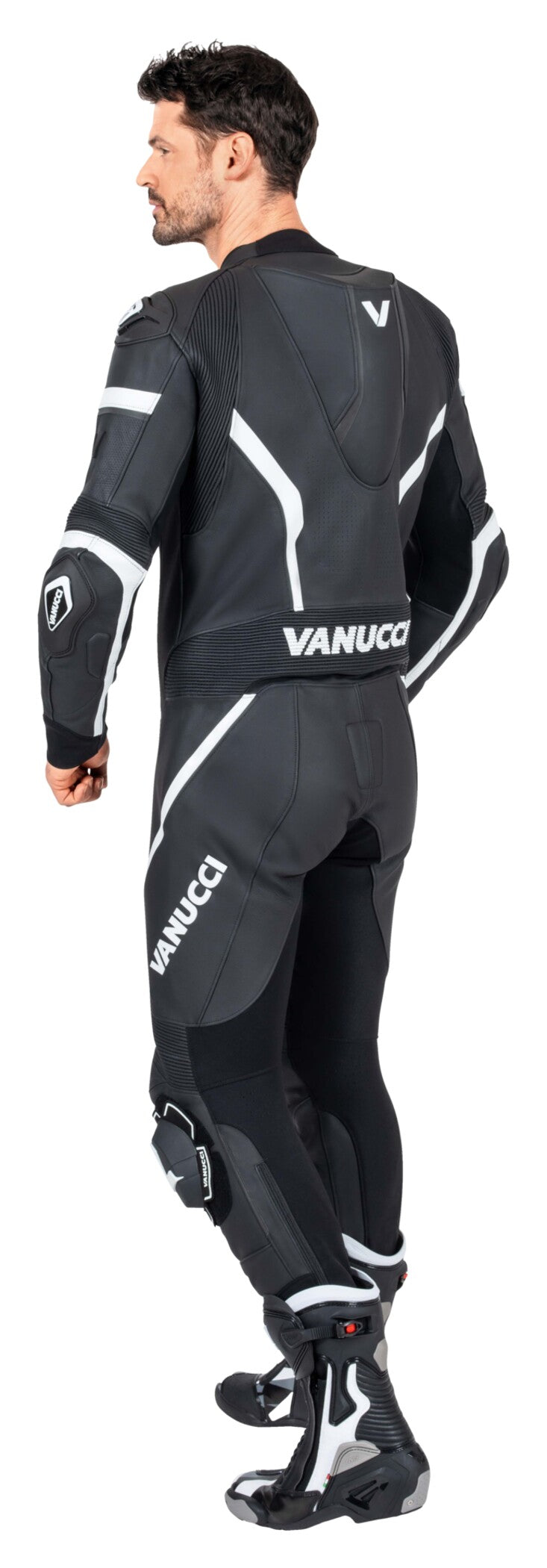 Combinezon Moto Piele VSM-4 Vanucci - Racing, 1 Piesa, Barbati