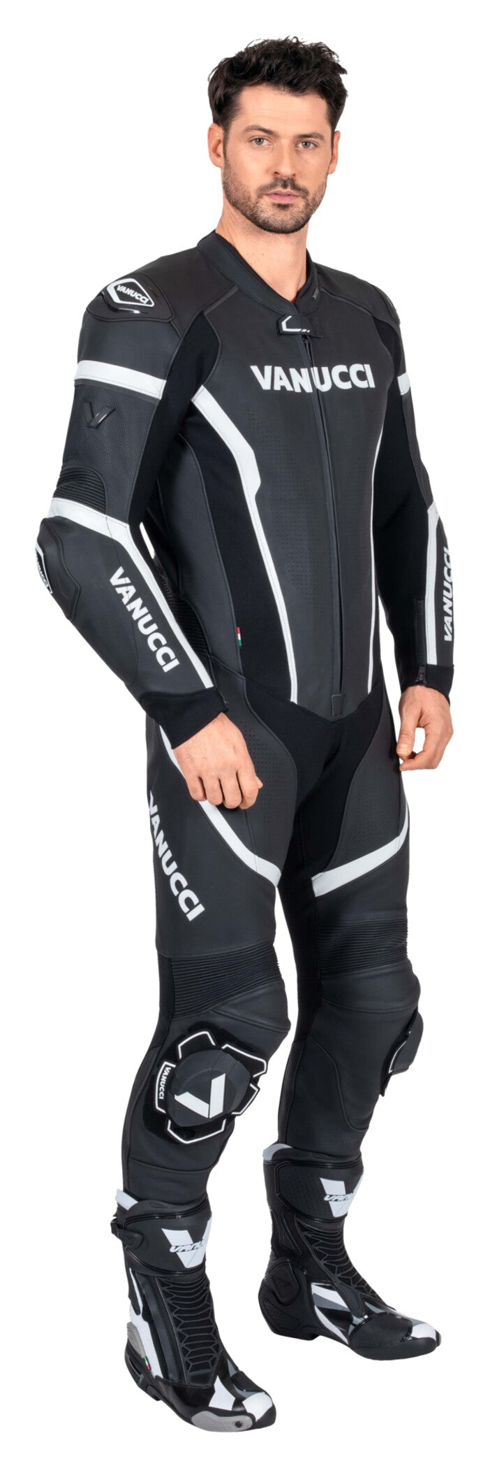 Combinezon Moto Piele VSM-4 Vanucci - Racing, 1 Piesa, Barbati