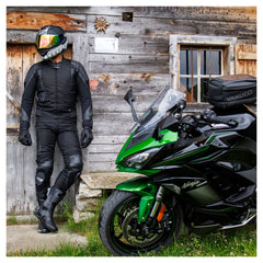 Combinezon Moto Textil/Piele T-2201 Fastway - Clasa A, Sportiv