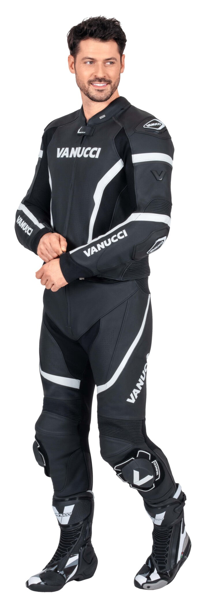 Combinezon Piele Moto Vanucci VSM-5 Bărbați - Performanță și Confort