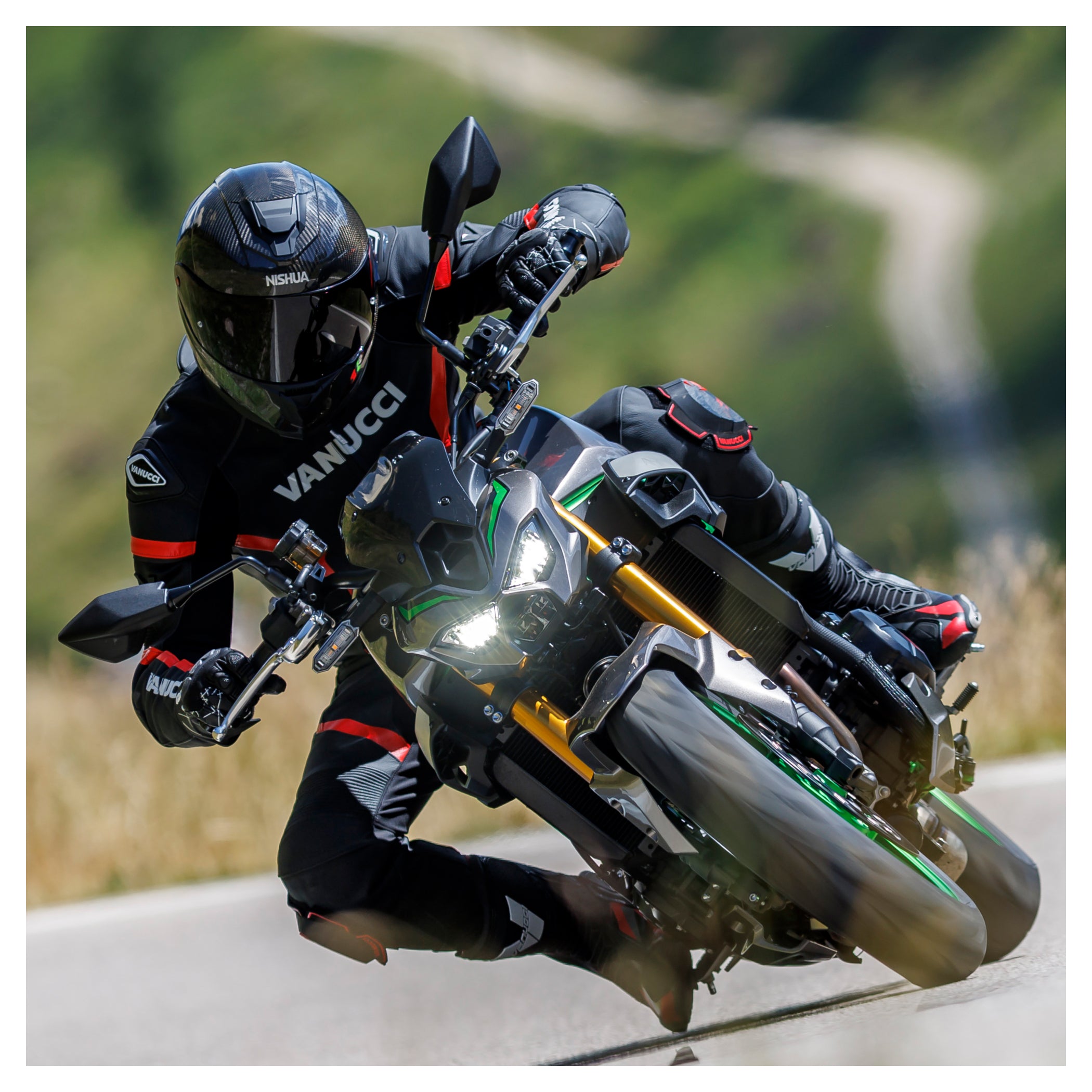 Combinezon Piele Moto Vanucci VSM-5 Bărbați - Sportiv, Protecție AA