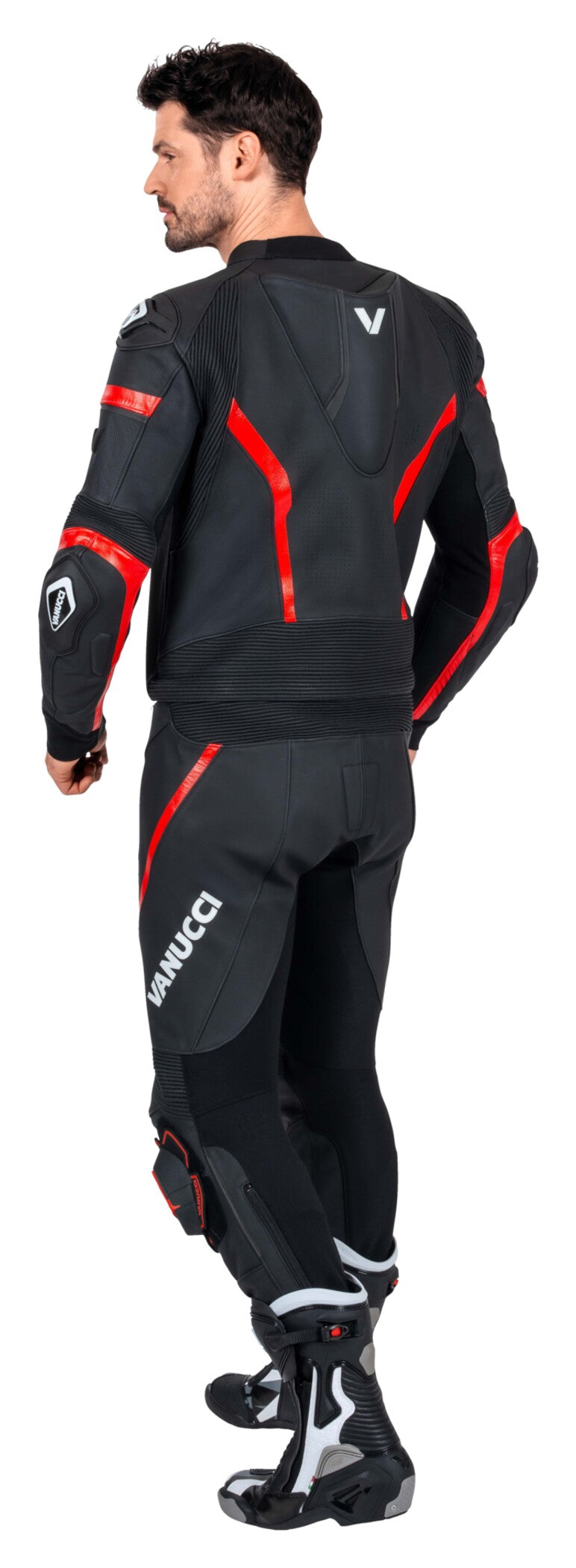 Combinezon Piele Moto Vanucci VSM-5 Bărbați - Sportiv, Protecție AA