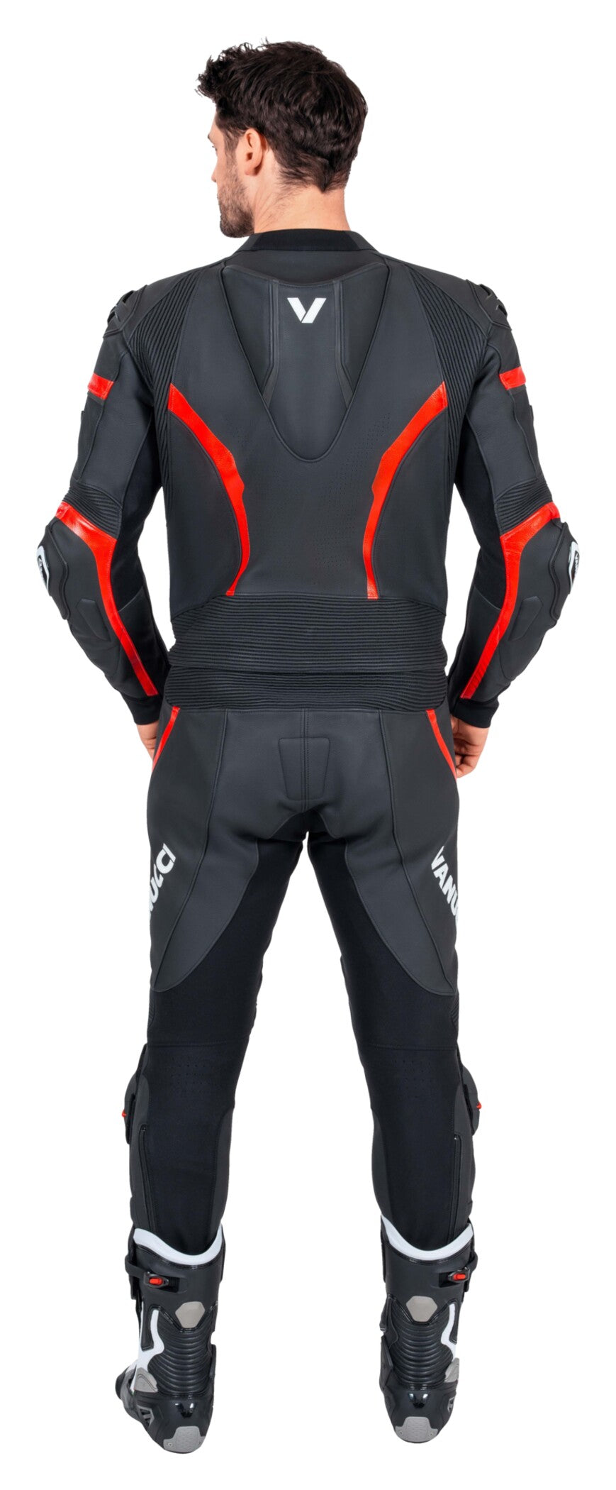Combinezon Piele Moto Vanucci VSM-5 Bărbați - Sportiv, Protecție AA