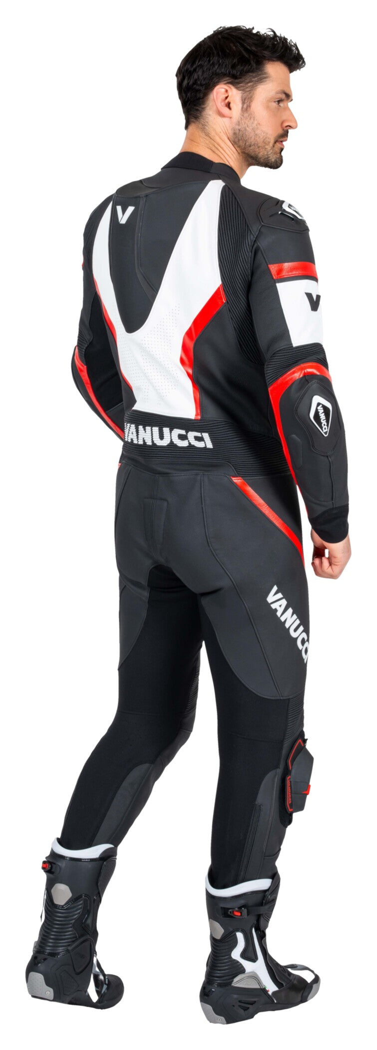 Combinezon Piele Moto VSM-4 Vanucci Bărbați - Racing, 1 Bucată