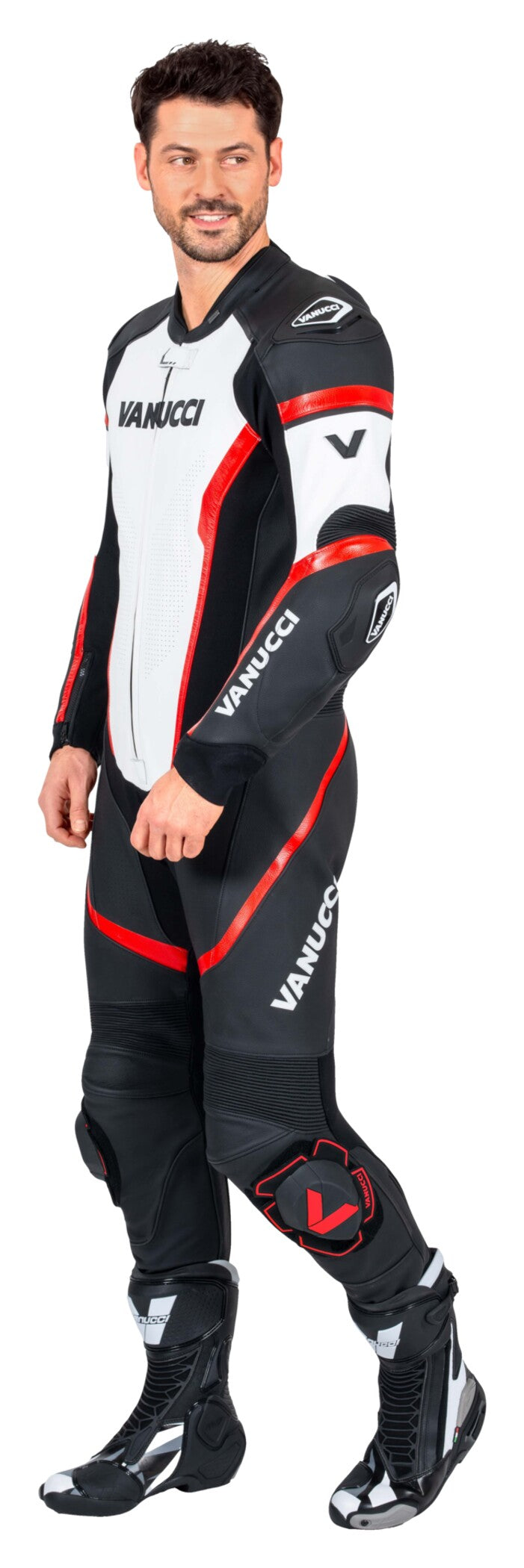 Combinezon Piele Moto VSM-4 Vanucci Bărbați - Racing, 1 Bucată
