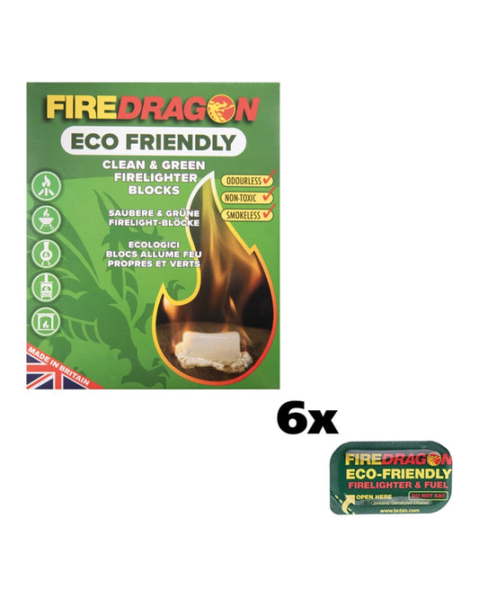 Combustibil Solid Fire Dragon – 6 Blocuri, Etanol, 8–10 Minute/Bloc