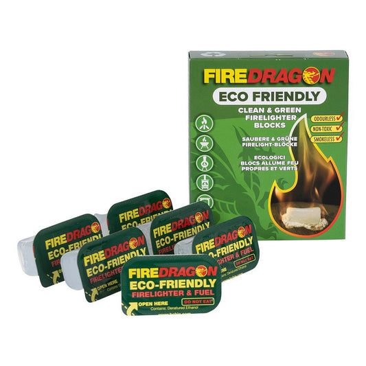 Combustibil Solid fire dragon CN368 (6 blocuri) BCB - Aprindere Universală Orice Vreme