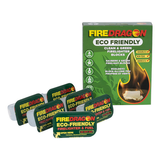 Combustibil Solid fire dragon CN368 (6 blocuri) BCB - Aprindere Universală Orice Vreme