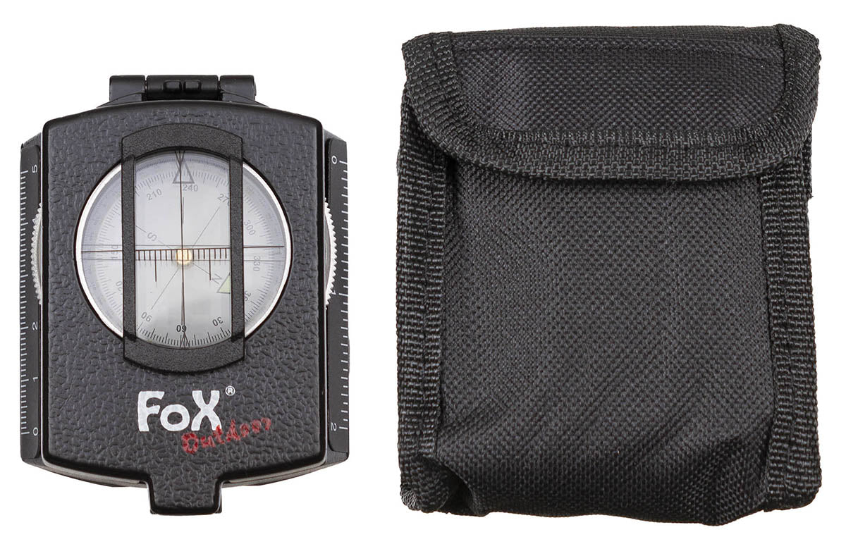 Compas FoxOutdoor "Precision" - Carcasă Metalică, Amortizare Lichidă