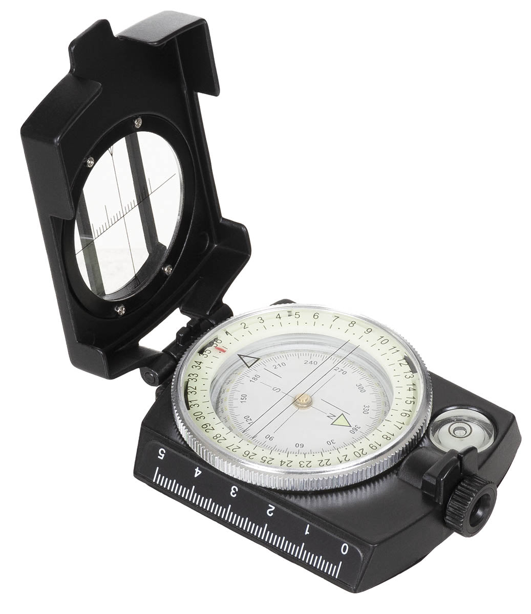 Compas FoxOutdoor "Precision" - Carcasă Metalică, Amortizare Lichidă