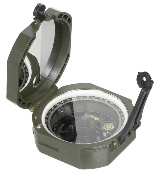 Compas US M2 Oliv MFH - Gradație 360°, Marcaje Fluorescente