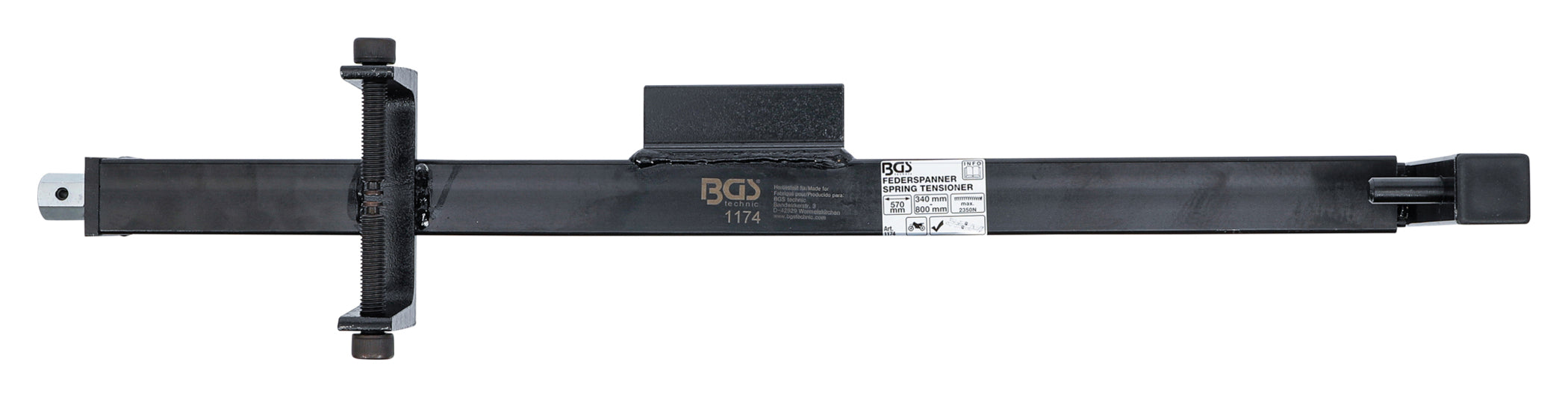 Compresor Arc Furcă Upside-Down BGS technic - Reglaj Rapid
