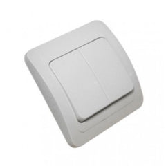 Comutator Simplu Alb SPN1015 OEM - Montaj Aparent, Design Compact - 2