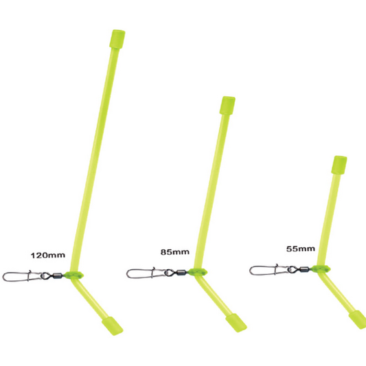Conector Anti-Tangle DAM Fluo Green 12cm - Previne Încurcarea Firului