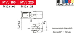 Conector Varioflex TRW din Titan - Aluminiu de Înaltă Rezistență