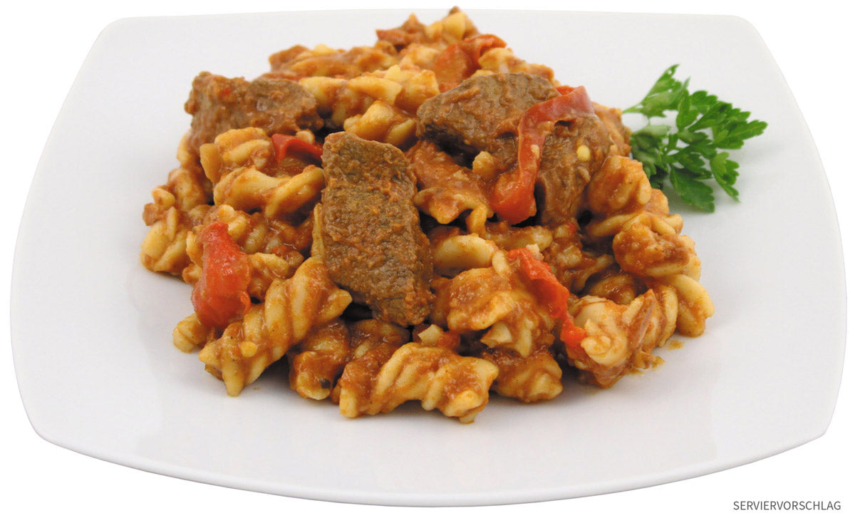 Conserva Gulas Rindergulasch cu Taitei MFH - 400g, Fără Conservanți