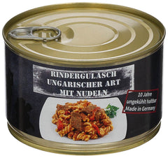 Conserva Gulas Rindergulasch cu Taitei MFH - 400g, Fără Conservanți