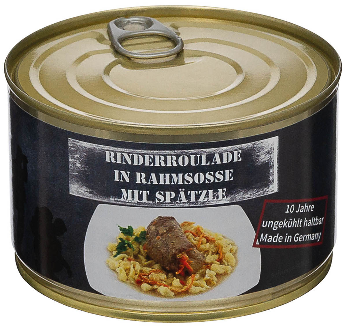 Conservă Mâncare Rinderroulade cu Spätzle MFH - 400g, Fără Conservanți