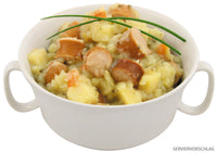 Conservă Supă Cartofi cu Cârnăciori Wiener MFH - Fără Gluten, Fără Lactoză