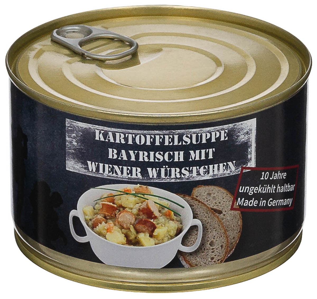 Conservă Supă Cartofi cu Cârnăciori Wiener MFH - Fără Gluten, Fără Lactoză
