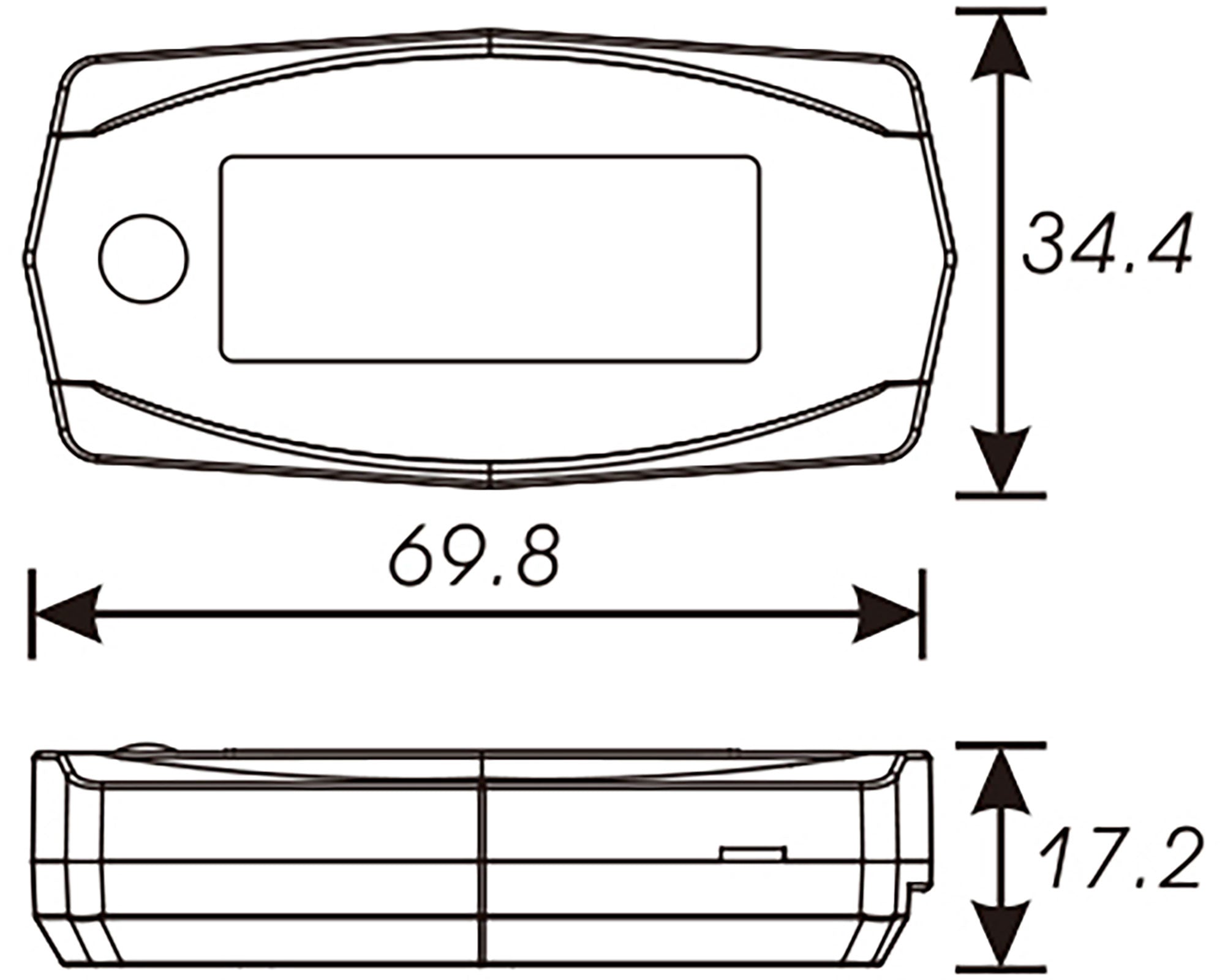 Contor Ore și Turometru Koso Mini 4 - Monitorizare Motor Precisă