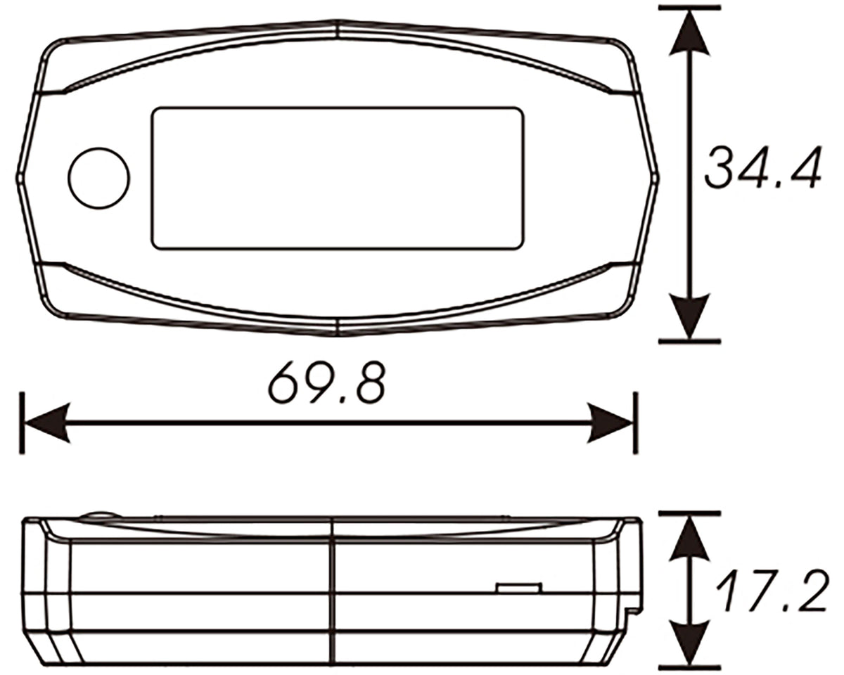 Contor Ore și Turometru Koso Mini 4 - Monitorizare Motor Precisă