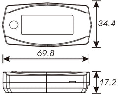Contor Ore și Turometru Koso Mini 4 - Monitorizare Motor Precisă