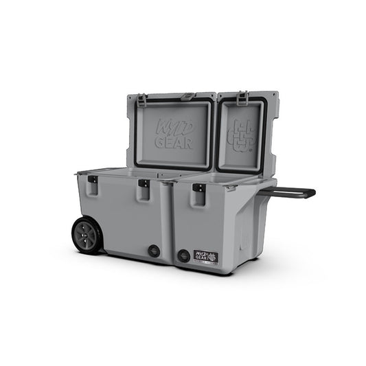 Cooler Wyld Gear 90QT Divided Gri Herbertz - Polietilenă Rotoformată, Izolație Superioră