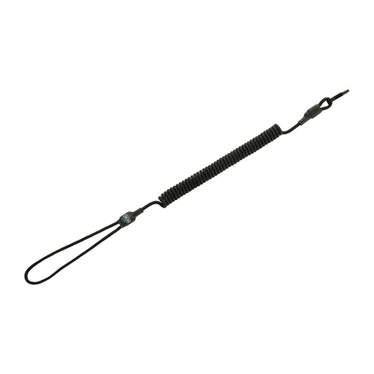 Cord Spiralat de Siguranță Lite M-Tac - Negru, Antifurt Echipament