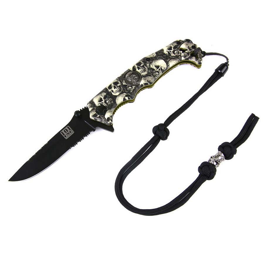 Cordon Cutit Knife Cord Kevlar #5 Negru - Acces Instant & Durabilitate Extremă