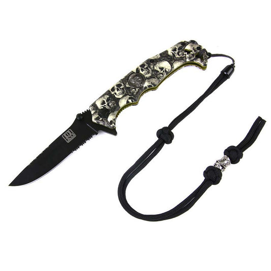 Cordon Cutit Knife Cord Kevlar #5 Negru - Acces Instant & Durabilitate Extremă