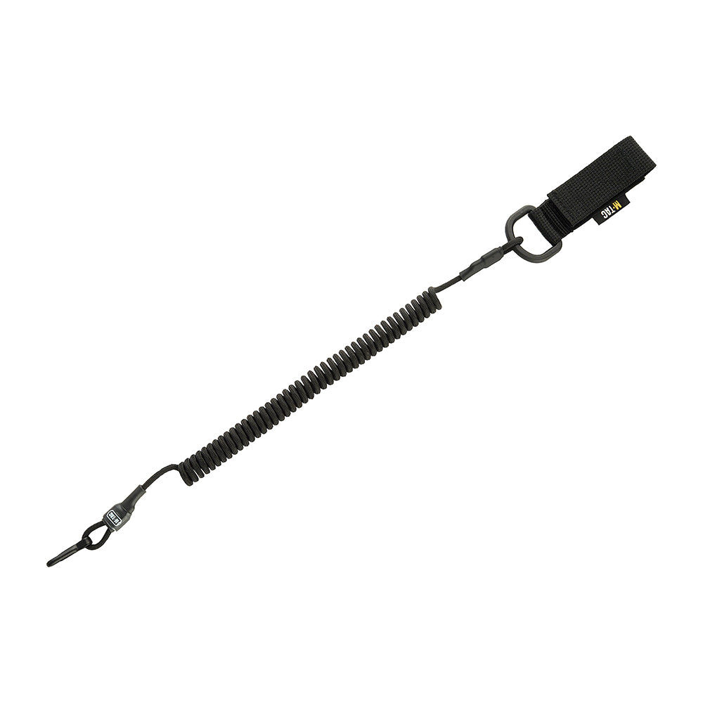 Cordon de Siguranță Lite M-Tac - Negru cu D-ring pentru Carabine