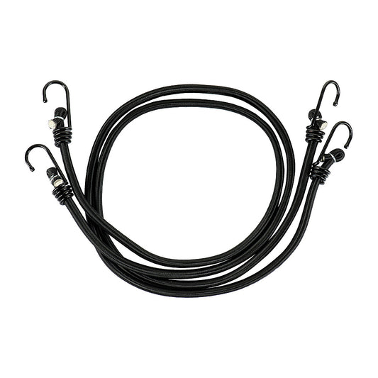 Cordon Elastic cu Cârlige (2 buc) M-Tac - Negru, Reglabil