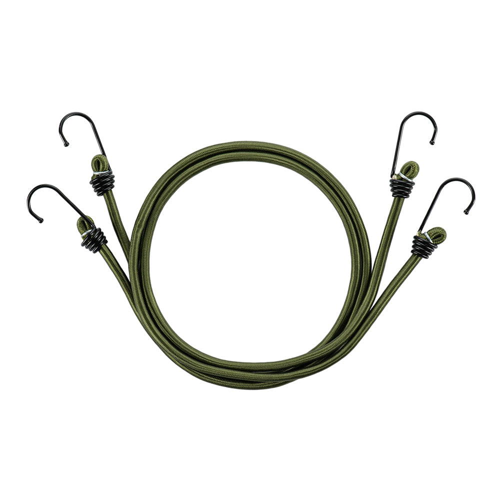 Cordon Elastic cu Cârlige M-Tac (2 buc) - Olive, Versatil