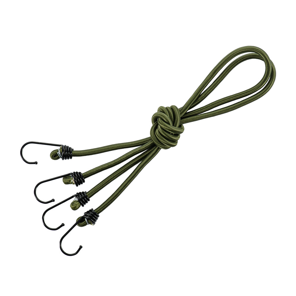 Cordon Elastic cu Cârlige M-Tac (2 buc) - Olive, Versatil