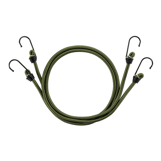 Cordon Elastic cu Cârlige M-Tac (2 buc) - Olive, Versatil